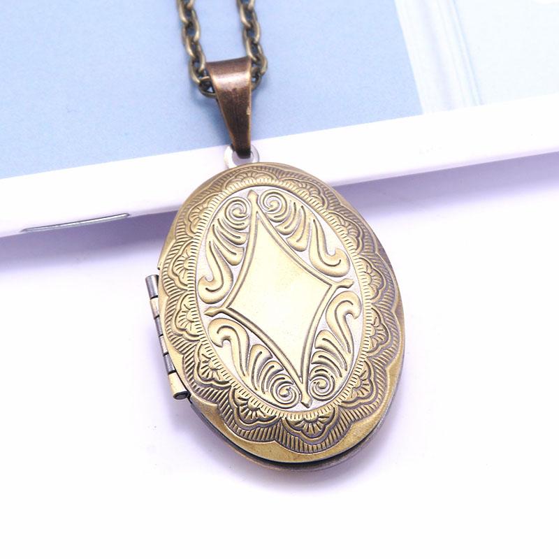 

Медальйон із сердечками мідного кольору, підвіски для жінок, чоловіків, що відкривається, фоторамка, глянцева намисто з фотографіями для сімейних тварин, сімейне кохання, подарунок