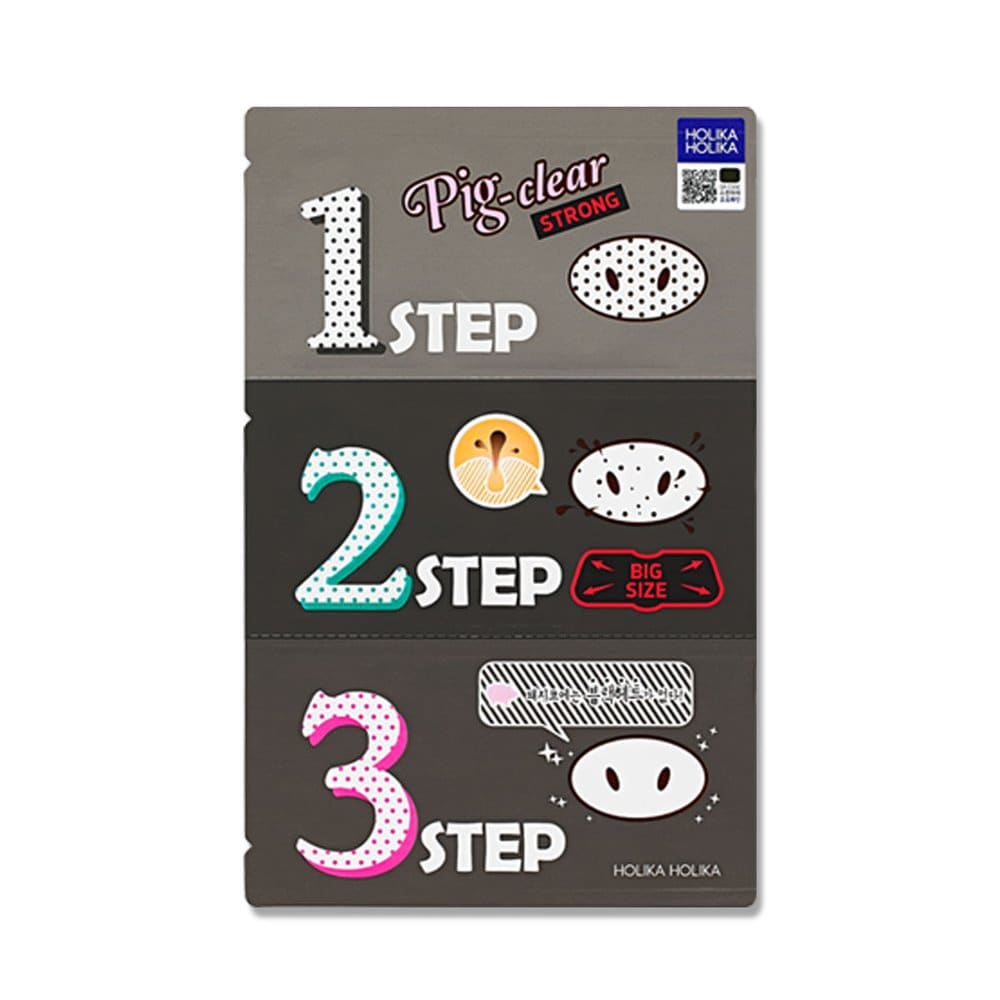 

Pig Clear Blackhead 3-STEP Kit Strong (Nose Pack)