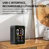 Indoor Air Quality Monitor Temperature Humidity PM2.5 PM10 PM1.0 Detection Portable Real-Time Detector for Home Hotel Office Car