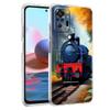 Train Phone Case Cover for Redmi Note 10 11 11T 7 8 8T 9 K40 Gaming 9A 9C Pro Plus Transparent Soft Shell Capas Coque Bags TPU