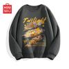 MINISO Men's Premium Heavyweight Loose-Fit Sweatshirt