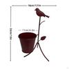 Metal Planter Stand Plant Bucket Ornament,Rustic,Sturdy,Creative Flower Pot Holder Decorative for