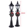 1/12 Dollhouse Miniature Christmas Park Street Lamp Doll Streetlight Decor Toy