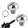Mirror Hole Cover Cap, Aluminum Colored Mirror Hole Cover Cap, Aluminum Screws for Motorcycle