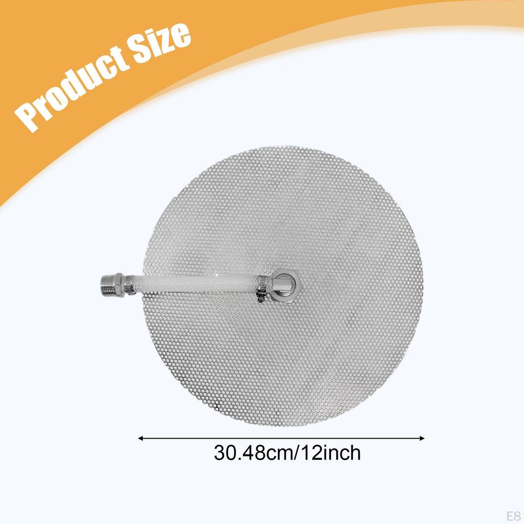 False Bottom Brew Kettle Accessories Silicone Hose Adapter Kit 3/8 inch Barb x 1/2 Kitchen Home