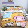 LankyBox  Pattern Bedding Quilt Set  Home Decoration  Gift (1 * duvet cover + 2 * pillowcase  without core)