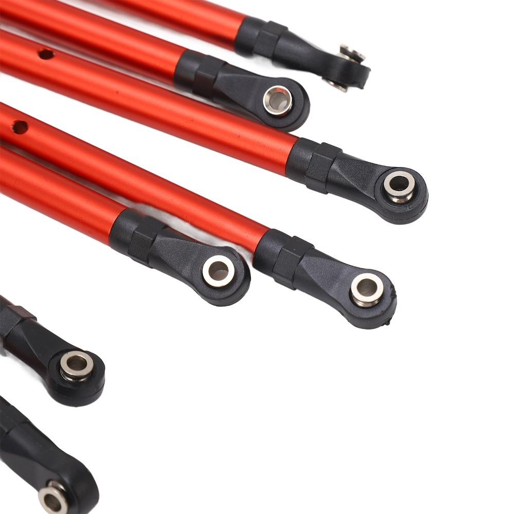 8Pcs RC Cars Accessories RC Linkage Rods for Axial SCX10 1/10 RC Crawler For RC Car