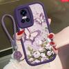 RealmeGTNeo3 Mobile Phone Case New Butterfly Rose All-inclusive Summer Internet Celebrity Silicone Anti-drop Soft Case
