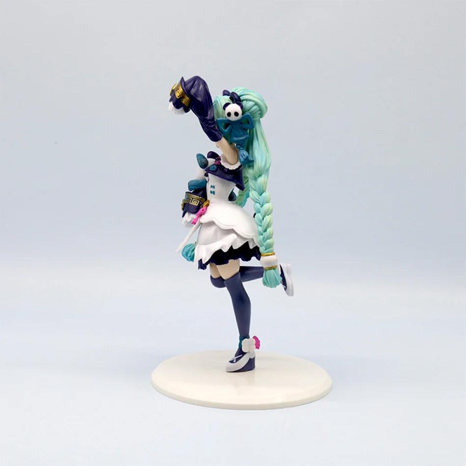Anime 18CM Hatsune Miku Figure National Style Fashion Panda MODERNCHINA Model Toy Gift Collection Action Figure PVC