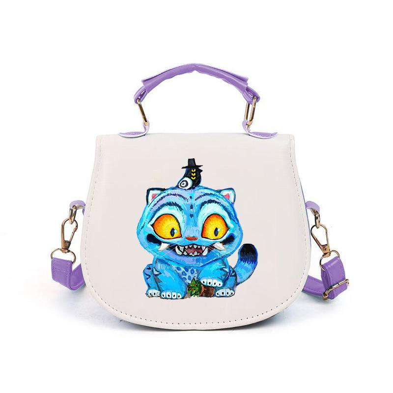 Kpop Animation Cartoon Printing Korean Version Of The Trend Handbag Multi-Function Portable Shoulder Messenger Bag