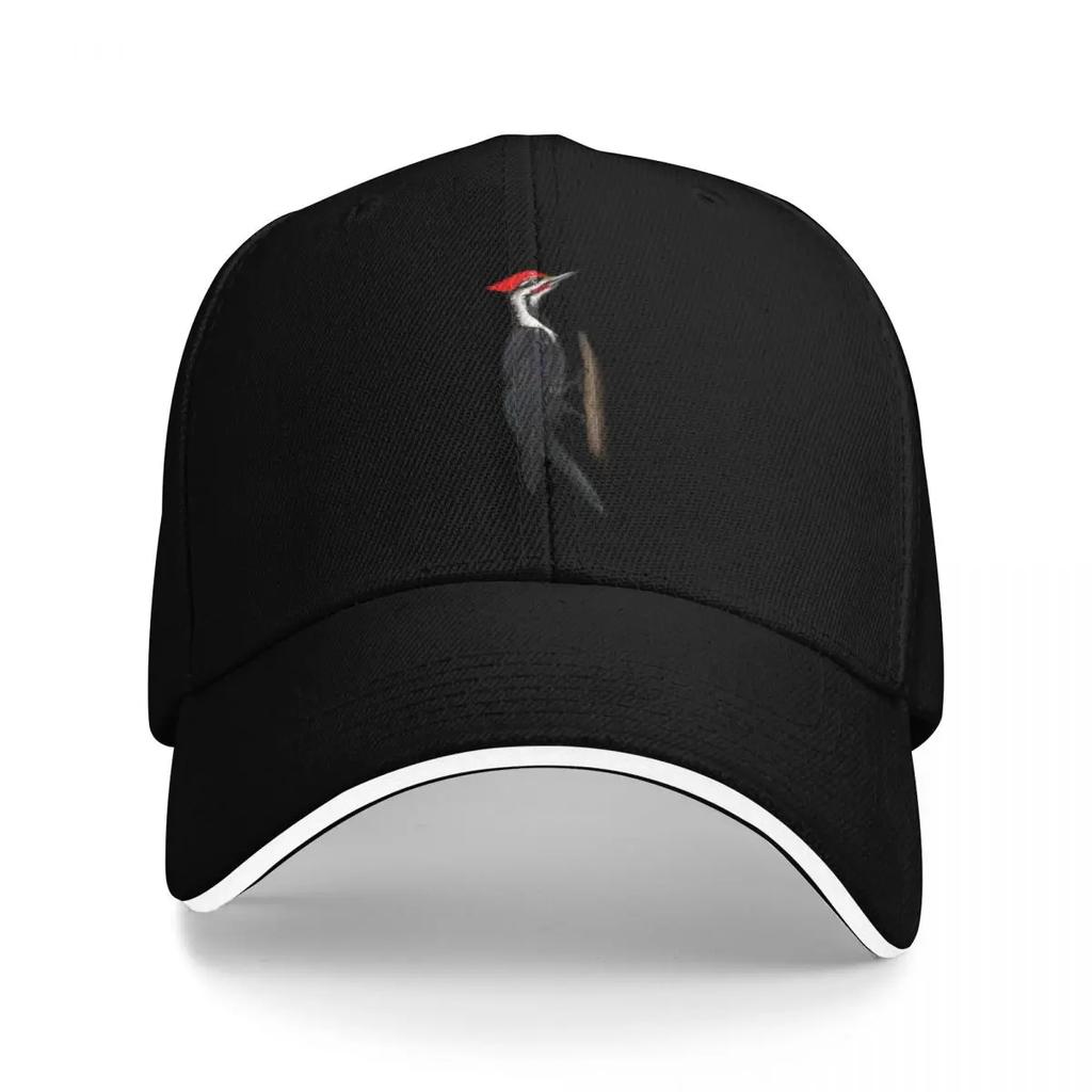 Pileated Woodpecker Baseball Cap Golf Wear luxury caps Golf Cap Military Tactical Cap Womens Beach Unisexs