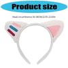Soft Plush Cats Ears Headwear Elastic Headpiece Cartoon Pattern Hairband for Photoshoots and Festives Outfits