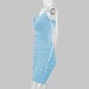 2025 Europäisches & Amerikanisches Sexy V-Ausschnitt Sommer Bodycon Trägerkleid für Frauen