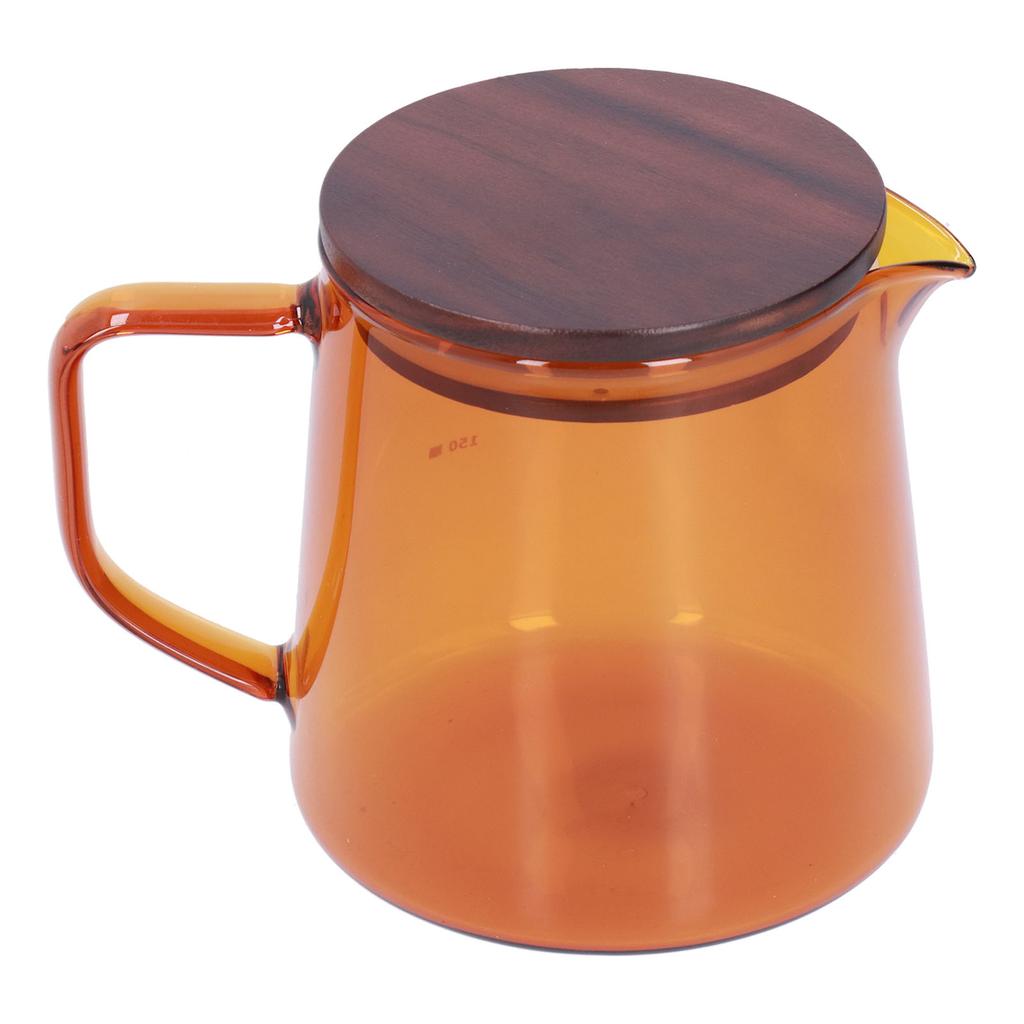 Teetasse Borosilikatglas 300ml 11.9oz Hitzebeständig Haushalt Kaffeetasse Wasserbehälter mit DeckelBraun