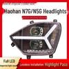 N5G Enhanced LED Dual-Lens Flowing Turn Signal for HaoHan N7G Headlight Assembly
