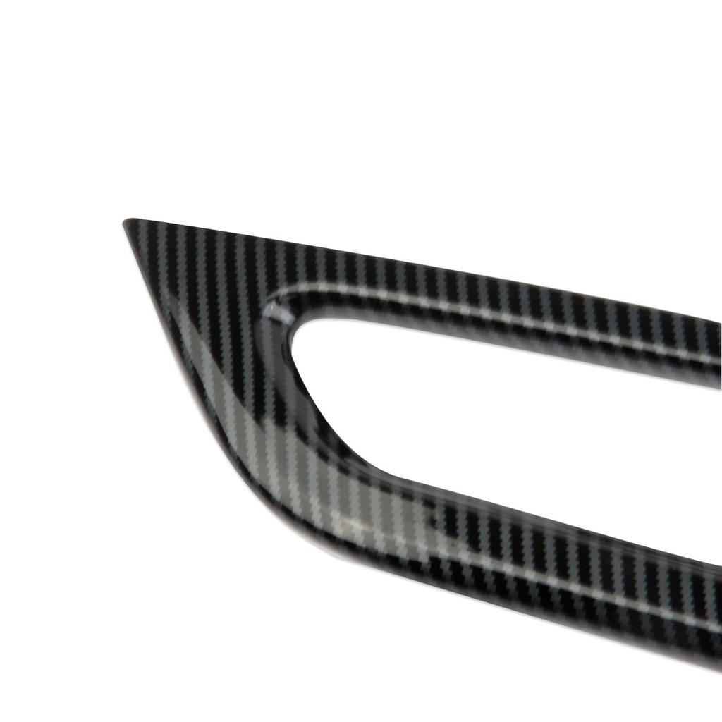 Korlot Carbon Fiber 4-Door Window Lift Trim Switch Panel Cover Trim for Hyundai Santa Cruz 2022-2024