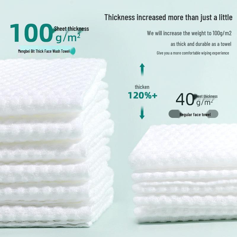 Family Pack: Extra Thick 600g Hanging Disposable Face Towels