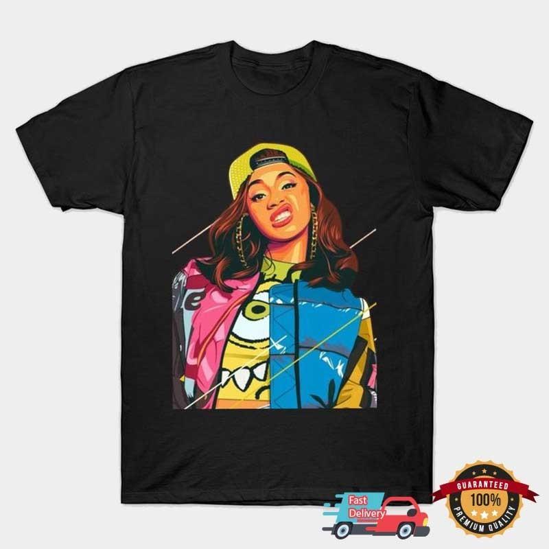 Special Cardi B Hip Hop Style All Size White Men and Women TShirt NZ453 Unisex T-Shirt M