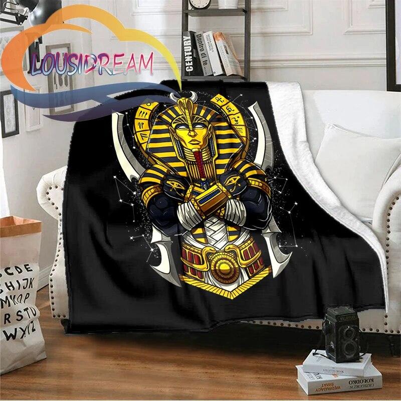 Horus Ancient Egyptian Mythology Blanket Fashion Flannel Fluffy Fleece Throw Blanket Children and Adult Gift Sofa Travel Camping
