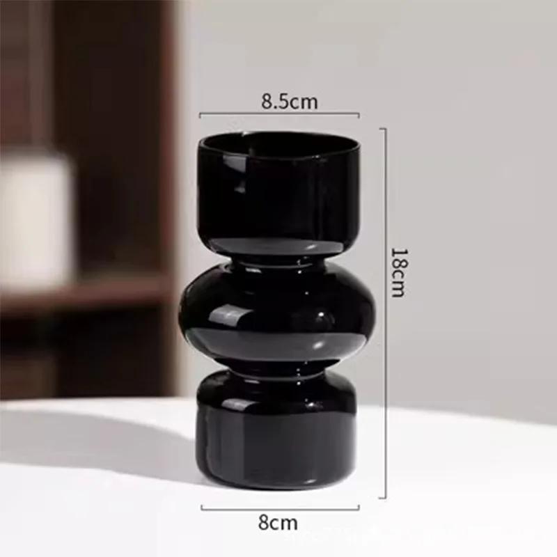 Französische Kerzenständer-Dekoration, romantische Wohnkultur, Kerzenhalter, Hochzeitsdekorationen, Wohnzimmer-Desktop-Dekoration, Glasvase