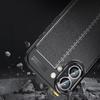 For iPhone 16 Plus Case Litchi Texture TPU Back Phone Cover