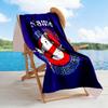 Real Ghostbusters Logo Customizable Name Beach Towel Super Soft Microfiber Quickdry Fabric