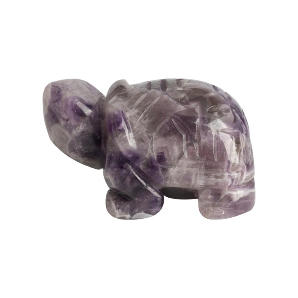 Crystal Turtles Figurines Stone Animal Sculpture Hand Carved Reiki Healings Crystal Turtles Statue Ornament Home Decors