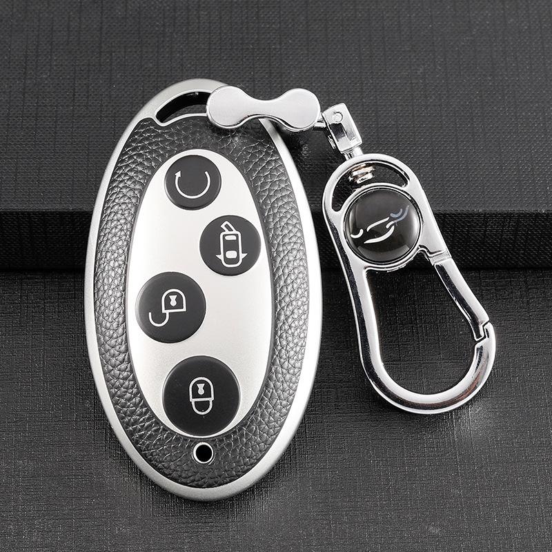 BYD Yuan Key Case for S7, Song Plus, Classic, Song Max, and Qin Pro - Full Coverage Key Shell Buckle