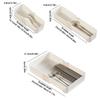 Expandable Drawer Organizer And Storage Bins Plastic Divider Box For Kitchen Flatware Makeup Tray Bathroom Office Holder