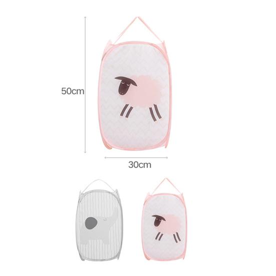 Schaf-Elefant, großer Wäschekorb, schmutzige Kleidung, Spielzeug, zusammenklappbarer Aufbewahrungseimer