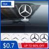 Car Sticker Zinc Alloy Car Front Hood Emblem Bonnet Label Badge Decal Sticker For Mercedes Benz W204 W210 W220 W212 C180 C200 C