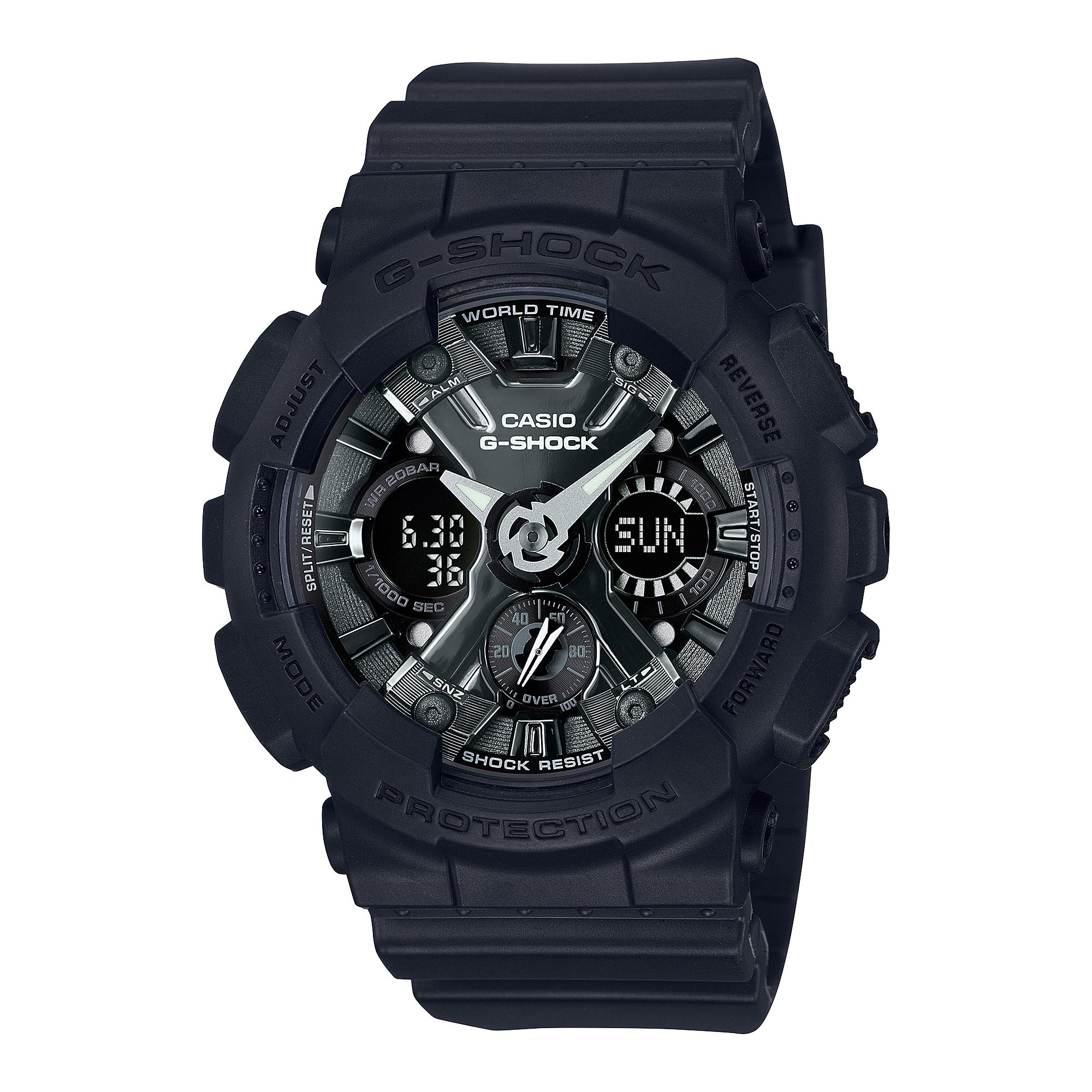 

Casio Men s Resin 200M Water Resistant Digital Shock Resistant Quartz Watch GMA-S120MF-1A чёрный