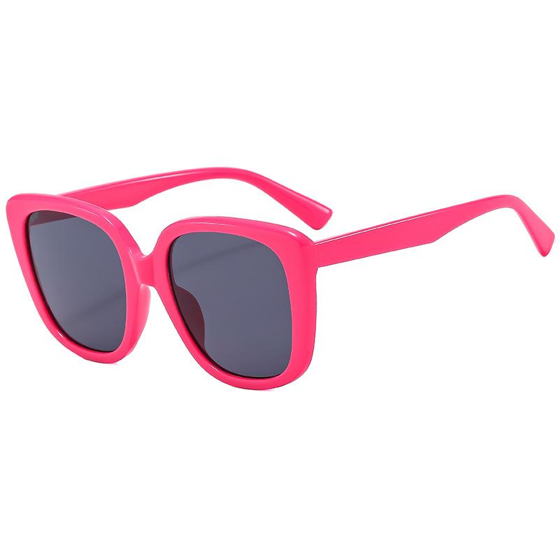 Women Oversized Large Frame Square Cat Eye Fashion Sunglasses красный