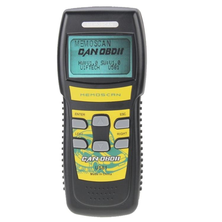 

U581 Сканер OBDII / EOBDII для чтения данных в реальном времени, считыватель кодов Can Bus