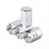 4Pcs Car Tire Valve Caps Knurling Style Tire Valve Cap Aluminum Tire Wheel Cap Air Valve Cap Car Universal Accessories