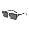 Retro tech square sunglasses UV protection outdoor driving fashion glasses for women