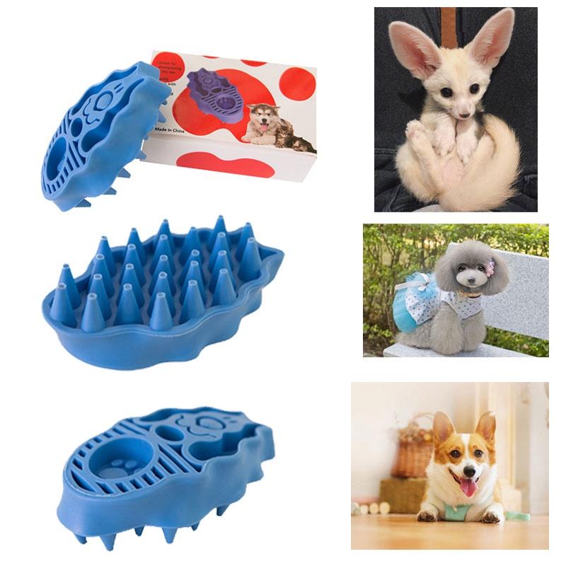 Dual-function Pet Brush Massages And Removes Hair Effectively