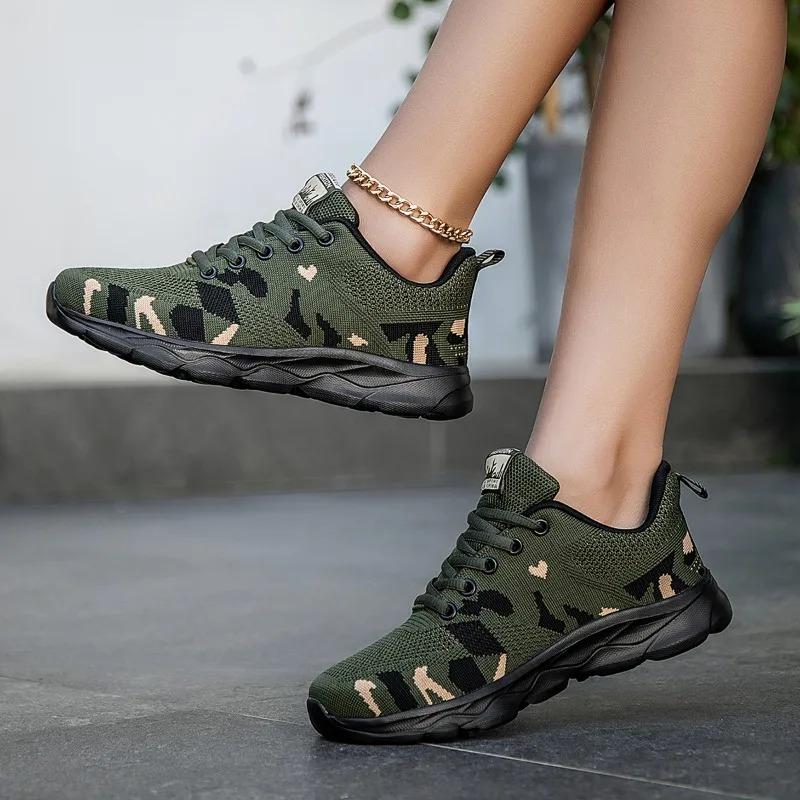 YRZL Fashion Women Shoes Lightweight Comfortable Mesh Sneakers Anti Slip Athletic Flat Shoes Running Women Sports Shoes Sneakers