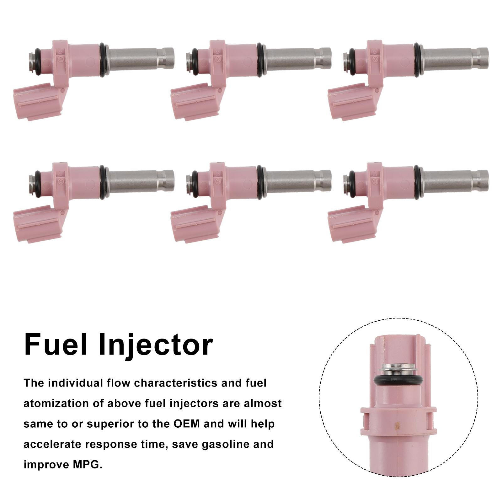 

6PCS Fuel Injector 23250-31070 Fit for Lexus GS350 3.5L V6 2007-2015 Fit for RC350