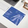 Gundam Anime Mouse Pad: Small Desk Mat with Precision-Locked Edges