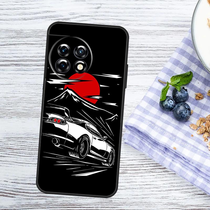 Japan JDM Sports Cars Male Men Case For OnePlus Nord CE 2 3 Lite 2T N10 N20 OnePlus 10T 12R 9RT 10R 8 9 10 Pro 11 12 Cover