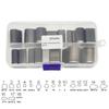 55 Pcs High-Speed Leather Punch Tool Kit Versatile Hole Cutter Set  For Sewing Carving Punching Stamping