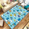 Sig. Tappeto Little Miss da Uomo per Soggiorno Camera da Letto Casa Decorazione Divano, Tappetino Antiscivolo per Giochi Bambini