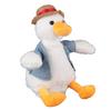 Kiyoraka That Will Repeat What You Cute Stuffed White OK-A01 "Flapping Duck" Say, Parrot-like, Head-shaking, Toy,