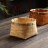 Handmade Bamboo Woven Storage Basket Set