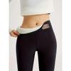 Womens High Waist Slim Fit Sports Leggings Thick Solid Color Yoga Pants Elastic Casual Base Layer