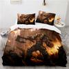 World of Warcraft Games Bedding Set Horde Banner Flag Printed Duvet Cover Set Pillowcase Twin Full Queen King Size Drop Shipping