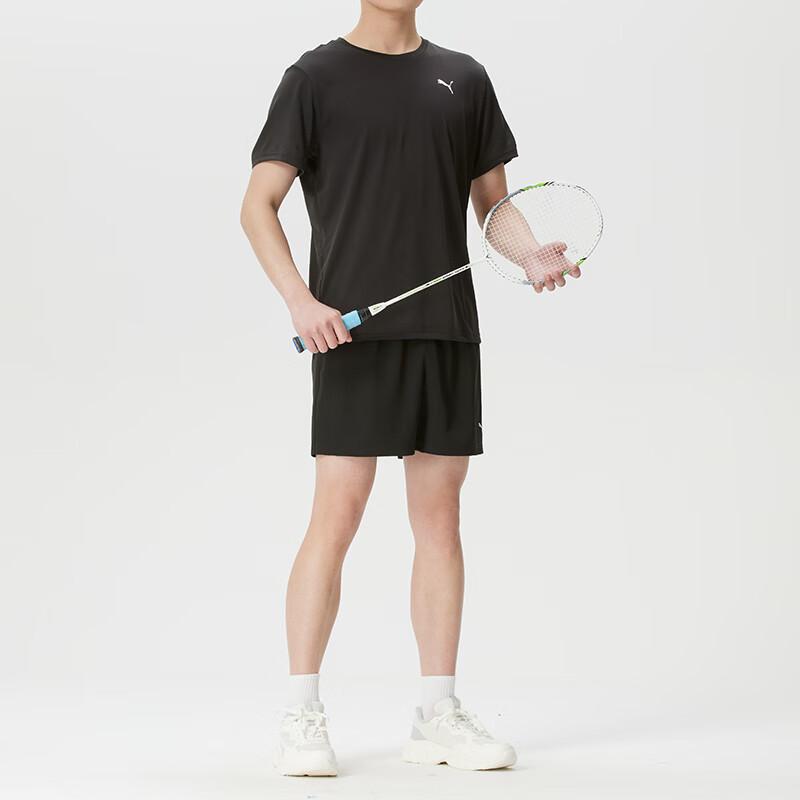 Puma Men's Short Sleeve & Shorts Sport Set