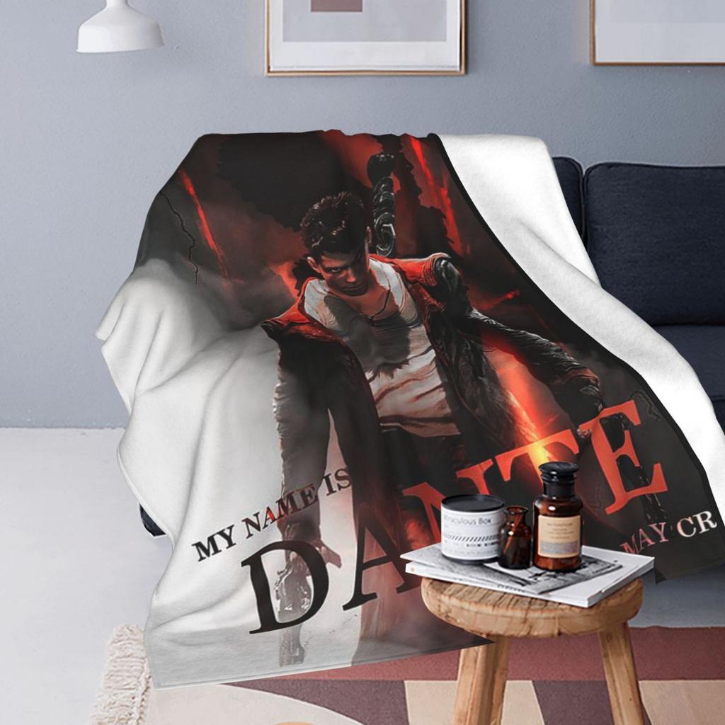 Dante - Devil May Cry  Blanket Fleece Sofa Throw Blanket Breathable for Couch Bedding Outdoor Throws Bedspread Quilt
