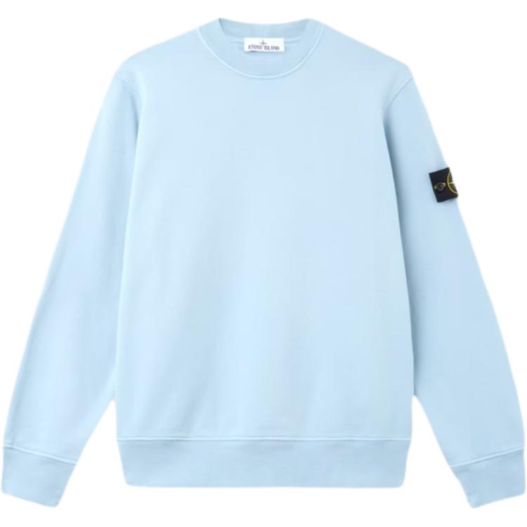 Stone Island Zomer 26 Ronde Hals Lange Mouwen Geribbelde Rand Sweatshirt Heren sweatshirt L1S156100060S0051-V004A M